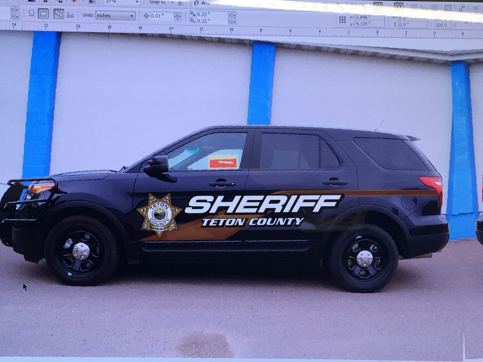 Teton County Sheriff patrol vehicle