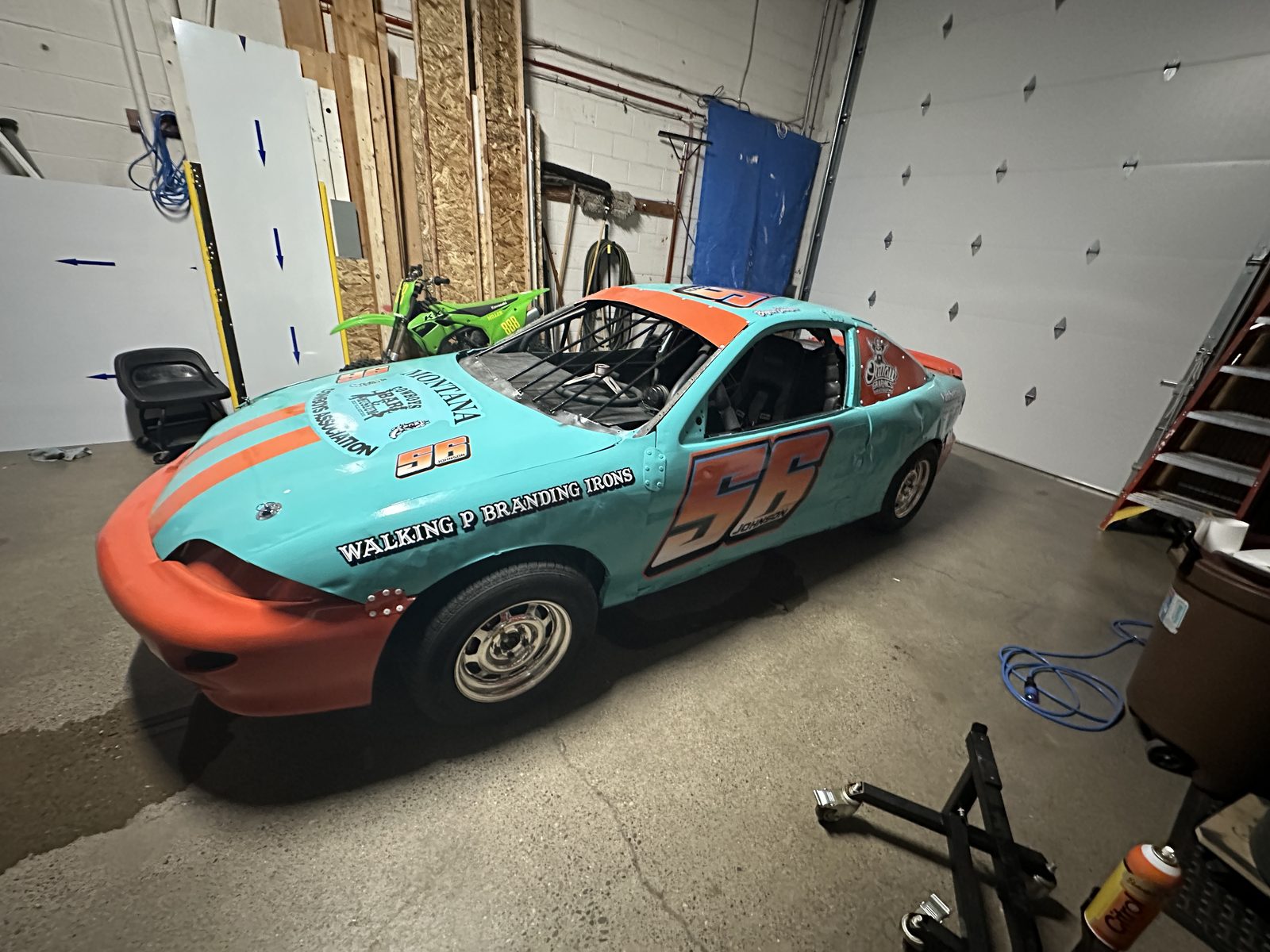 Number 56 race car livery