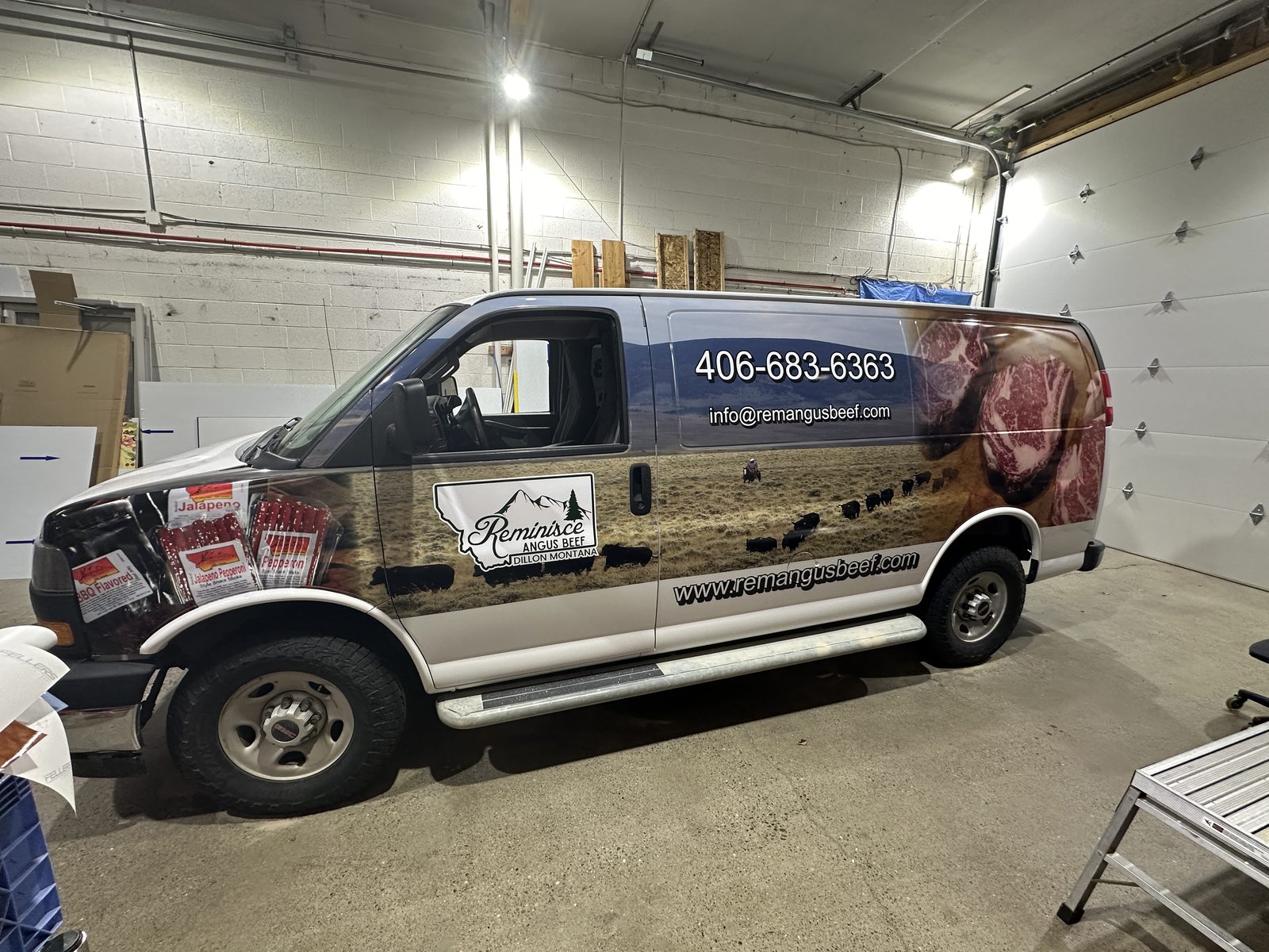 Full van wrap with landscape photography
